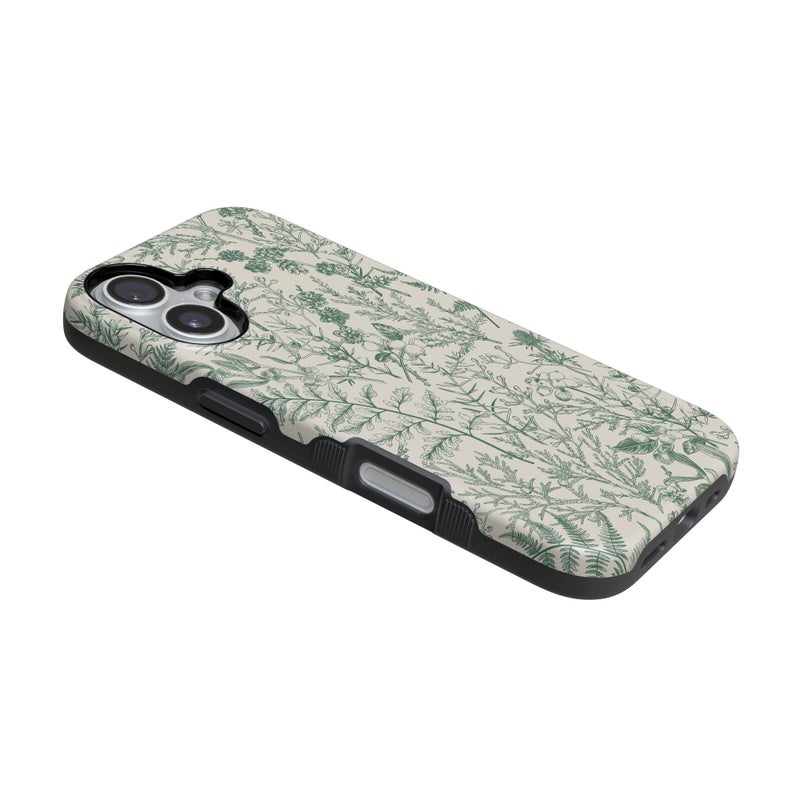 Casely iPhone 17 Case | Sage Garden | Green Floral | Bold Protective Design | Compatible with MagSafe - Image 3