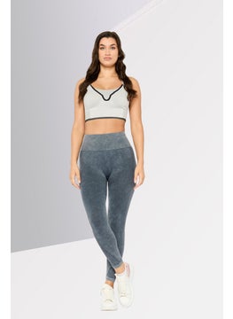 adidas By Stella McCartney Women Textured Lightly Padded Outdoor Sports Bra, Grey  - Image 2