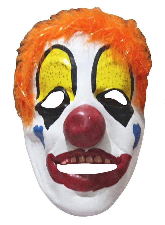 Petitebella Soft Clown Mask (Orange, One Size) - Image 1