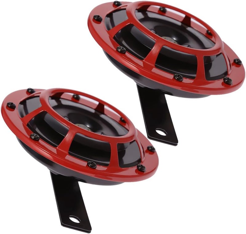 Anxingo بوق سيارة كهربائي Anxingo 12V عالمي للسيارات، بوق مزدوج معدني عالي النغمة ومنخفض النغمة مع حامل - أضف السلامة إلى القيادة بصوت 118 ديسيبل (A) يتناسب مع كل قطعة - Image 4