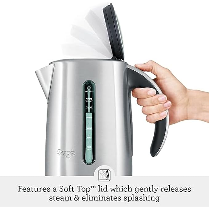 سيج غلاية Smart Kettle 17 لتر هادئة ولاسلكية مع 5 إعدادات مختلفة، إصدار uae، ضمان لمدة سنتين من الشركة المصنعة - Image 5