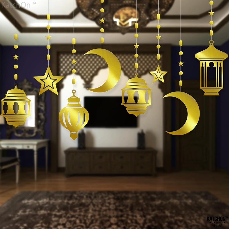 KatchOn Eid Mubarak Garland Decor – Islamic Eid Party Garland for Decorations – Pack of 1 - Image 5