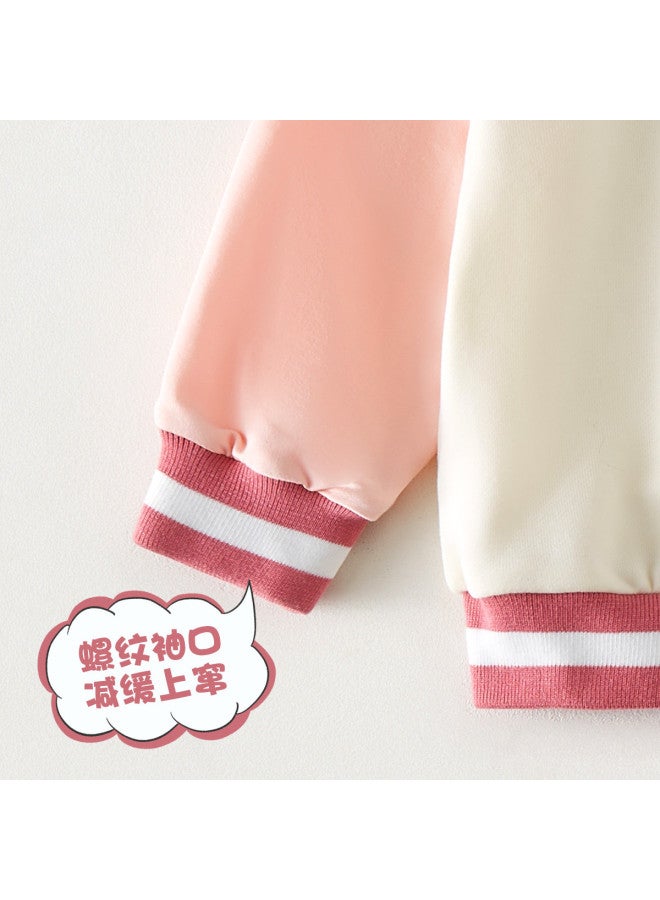 Doxiluka جاكيت خريف للبنات بطبعة كرتونية لطيفة معطف بيسبول ربيعي/خريفي رقيق ملابس خارجية للأطفال - Image 4