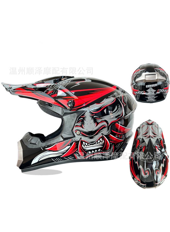 Specializes In American Dot Certified Four-season Off-road Motorcycle Helmet Downhill Mountain Bike Full-face Helmet Youth Beach
