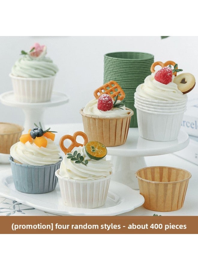Cupcake Curling Paper Tray Mold Muffin Cup Muffin Cup Special Oven High Temperature Resistant Dessert Steaming Baking