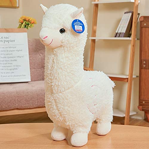 XIAOHONG 18" Llama Body Pillow, Giant Alpaca Plush Long Body Pillow, Llama Stuffed Animal Large Llamacorn Alpaca Doll Plushie Hug Pillow, Cuddly Alpaca Long Pillow Christmas Birthday Gift - Image 1