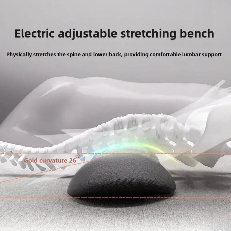 3-in-1 Electric Lumbar Support Pillow with Heating Massage Adjustable Height Memory Foam Waist Cushion for Office Car Home Use - Image 4