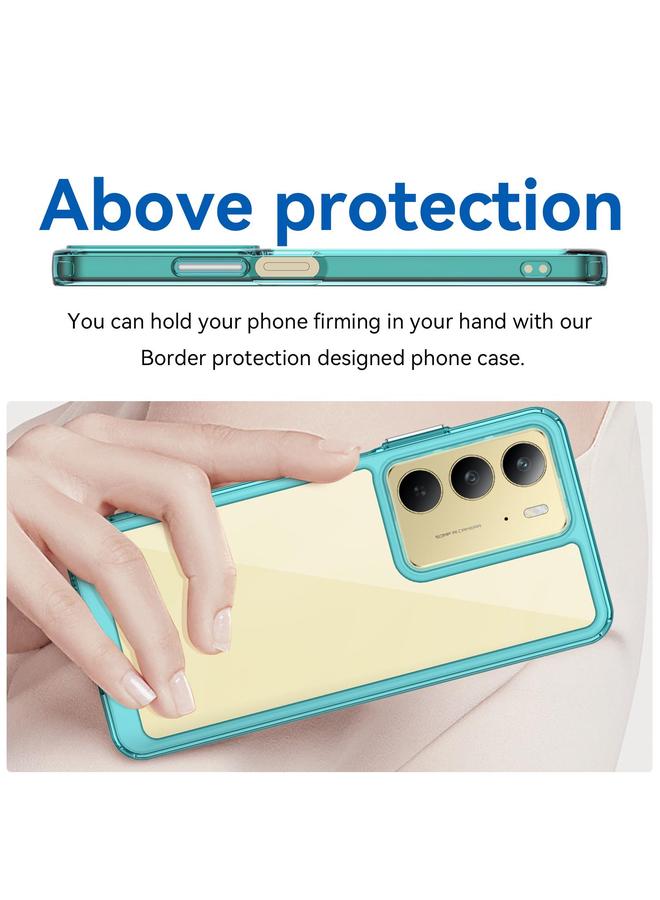 اس-توب جراب لهاتف Realme C75 من سلسلة ألوان متعددة من الأكريليك الهجين المصنوع من مادة TPU - Image 4