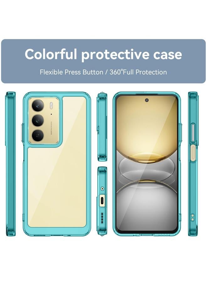 اس-توب جراب لهاتف Realme C75 من سلسلة ألوان متعددة من الأكريليك الهجين المصنوع من مادة TPU - Image 2