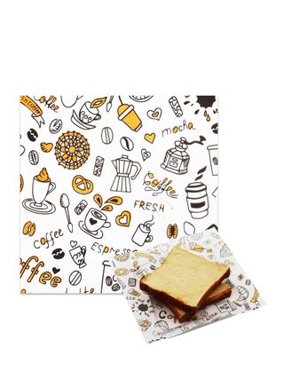 50pcs Deli Paper Sheets 8''x8'', Wax Paper Sheets for Food, Grease Resistant Sandwich Wrapping Paper, Premium Food Basket Liners for Bakery, BBQ, Picnic, Home Party, Festival and Outdoors - pzsku/Z27D66243D81412DF32E5Z/45/_/1706754328/02fb3851-ae4e-47ae-ad65-20639d5631a9