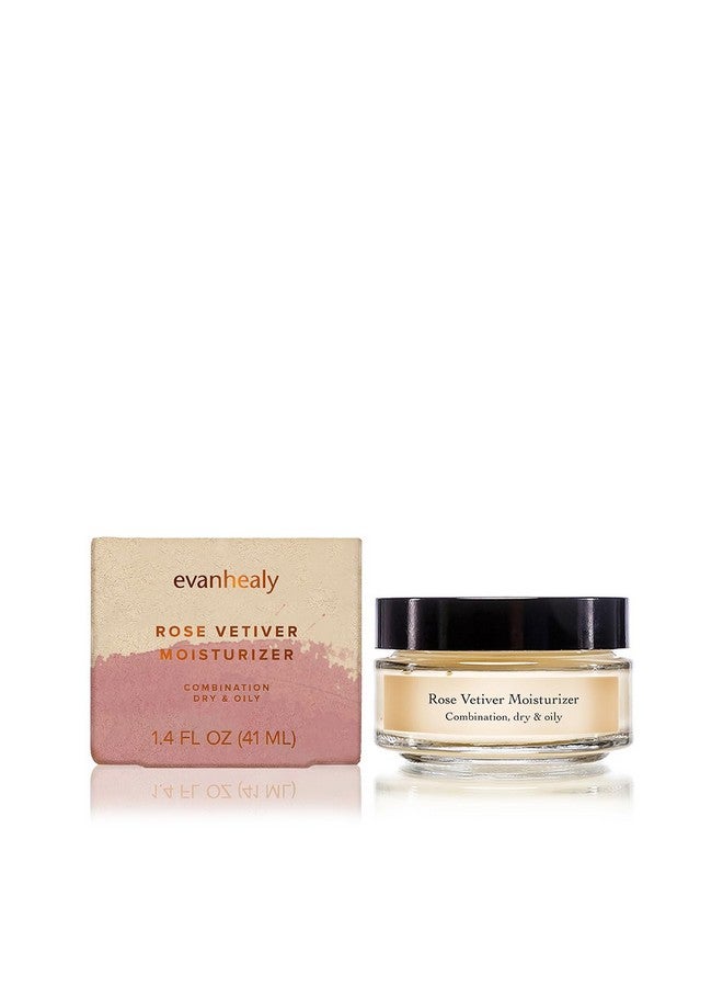 evanhealy Rose Vetiver Moisturizer | Facial Cream for All Skin Types - Lightweight Formula Packed with Antioxidants - Balancing for All Skin Types - Image 2