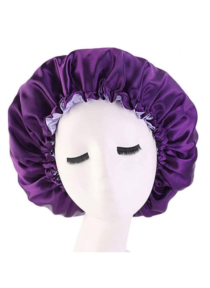 ORiTi Women's Adjustable Reversible Satin Bonnet - Soft Double Sided Sleep Cap, Protects Natural Hair, Assorted Colors  - Image 1