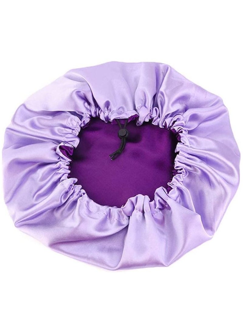 ORiTi Women's Adjustable Reversible Satin Bonnet - Soft Double Sided Sleep Cap, Protects Natural Hair, Assorted Colors  - Image 2