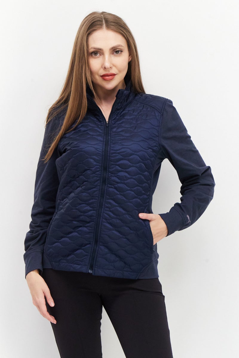 PUMA Women Sportswear Fit Cloudspun Outdoor Jacket, Navy - Image 1