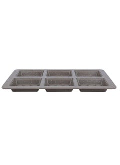 Granite Bake Chef Mold Rectangle 2.5 X 28.3 X 40.5 Cm 6 Eyes Brown - pzsku/Z27D6B62016FCD1F3D569Z/45/_/1737886809/6fa6732c-64e2-4c86-8e7e-db8d9880ba5b