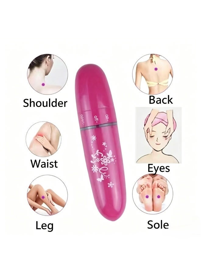 Hugifts Mini Electric Eye Massager Pen, Portable Vibration Massager for Eye Fatigue Relief - Image 2