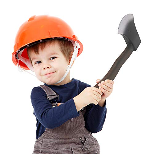 Skeleteen Lumberjack Costume Prop Toy - Wood Look Hatchet Axe Props for Party - 1 Piece - Image 4