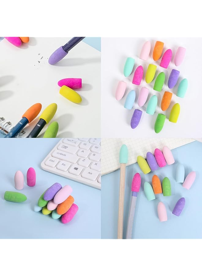 erorex Colorful Pencil Eraser Toppers 120 Pack For Pencils Assorted Eraser Caps Fun Pencil Topper Erasers School And Office Supplies - Image 5
