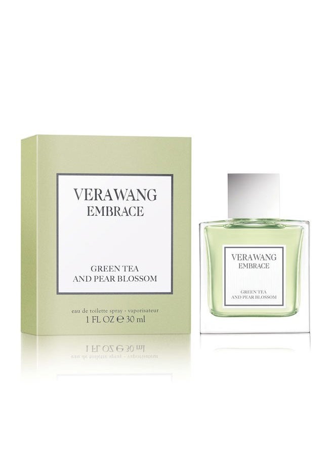 VERA WANG - Embrace Eau de Toilette Spray for Women, Green Tea & Pear Blossom, 1 Fl Oz - Image 1