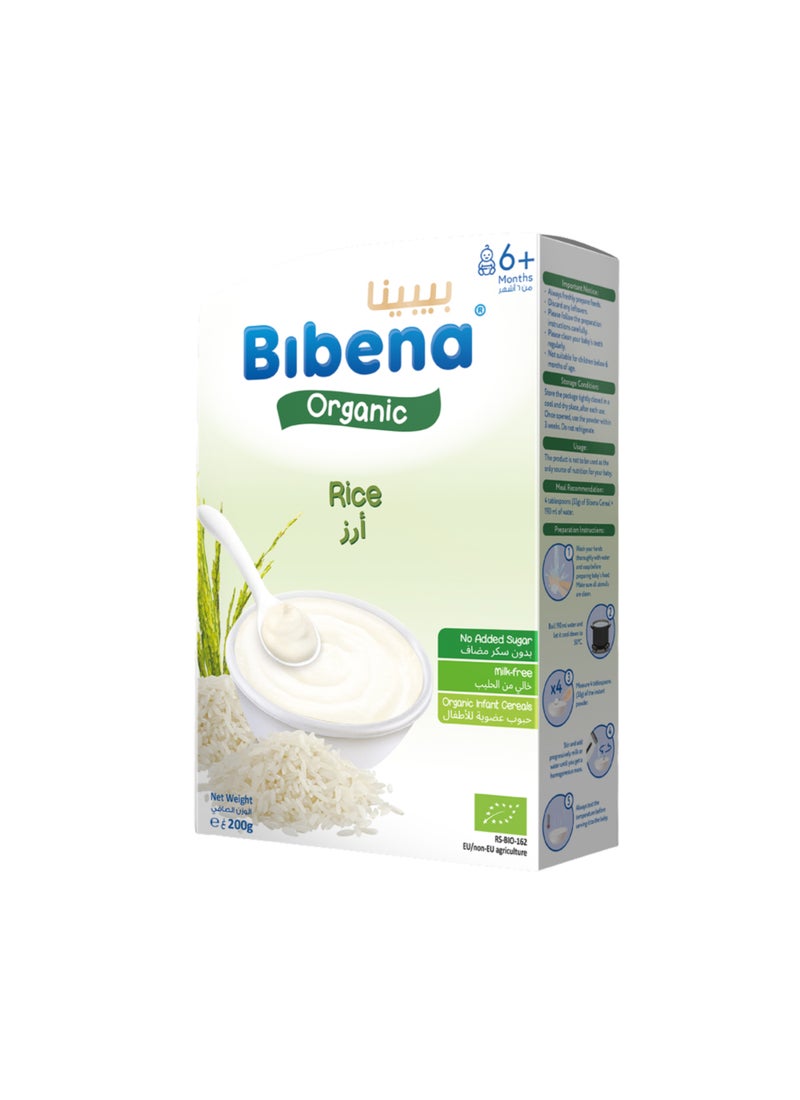Bibena Organic Cereal Rice 200g - Image 1