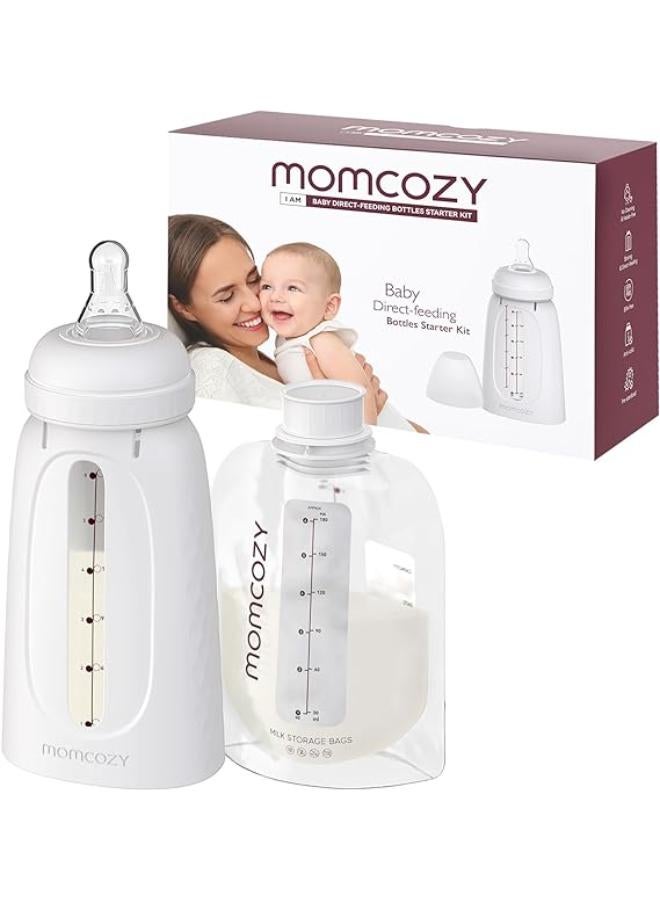 مام كوزي مجموعة بداية نظام التغذية المباشر للطفل من Momcozy - Image 1