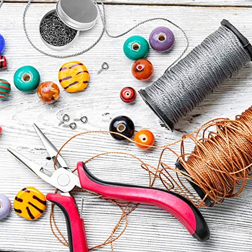 Weico 300pcs Screw Eye Pins Hooks, Small Metal Hoop Eye Pin Screws for DIY Jewelry, Charm Bead Pieces/Arts & Crafts Projects/Cork Top Bottles/Charm Bead Pieces(10X5mm) - Image 5