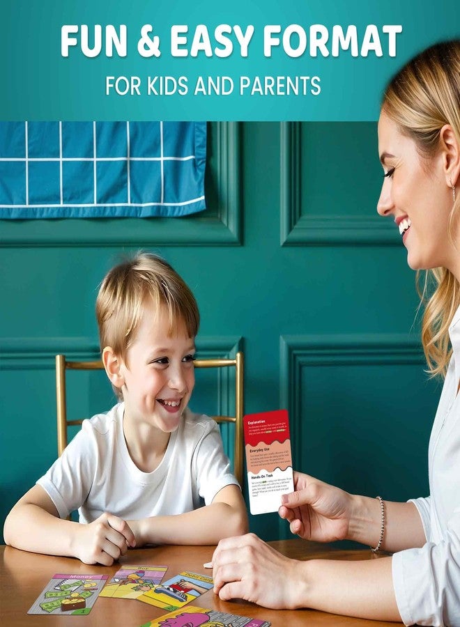 كوكا بطاقات تعليمية لمحو الأمية المالية من QUOKKA للمراهقين - ١١٠ بطاقات تُعلّم الأطفال إدارة الأموال، والميزانية، والادخار - ألعاب مالية سهلة للأطفال من سن ١٢ عامًا فما فوق - ألعاب تعليمية ممتعة لمحو الأمية المالية - Image 4