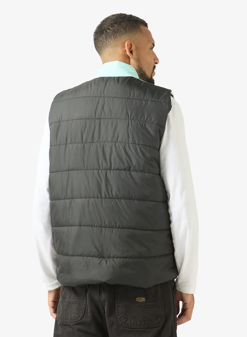 Seventy Five Sleeveless Zip Through Puffer Jacket