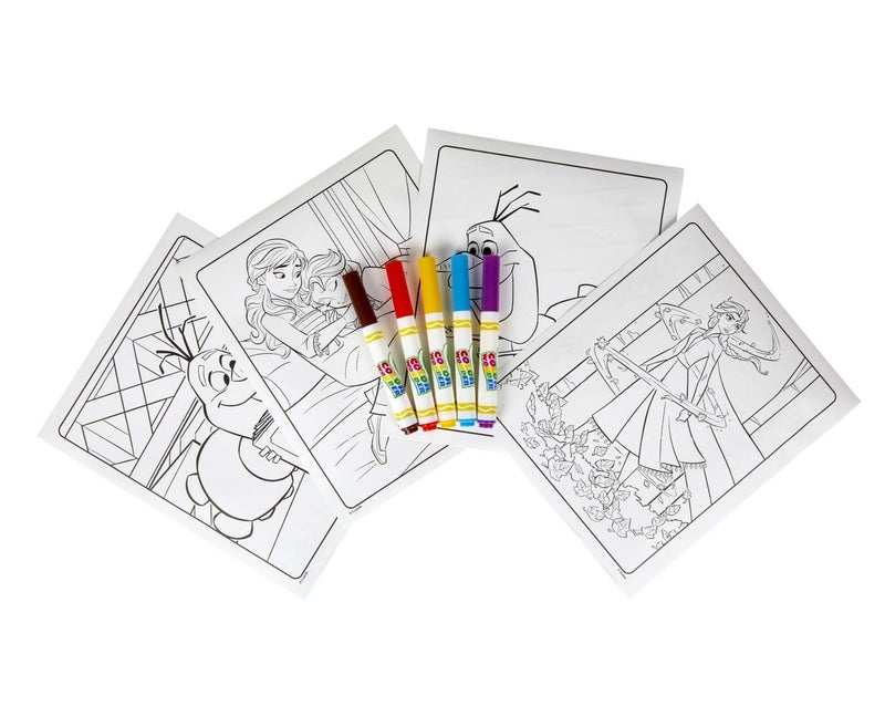 Crayola Frozen Color Wonder Coloring Set, 18 Mess Free Frozen Coloring Pages for Toddlers, Frozen Toys for Kids, Toddler Gifts - Image 3