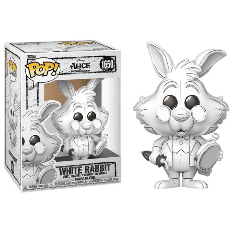 Funko POP! Disney Alice in Wonderland White Rabbit (Sketched Deco) Vinyl Figure (10.4 cm) - Image 2