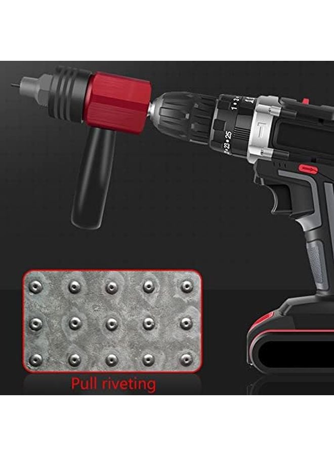 Electric Rivet Nut Tool Adapter Drill Insert Hand Tool 10mm Steel - Image 5