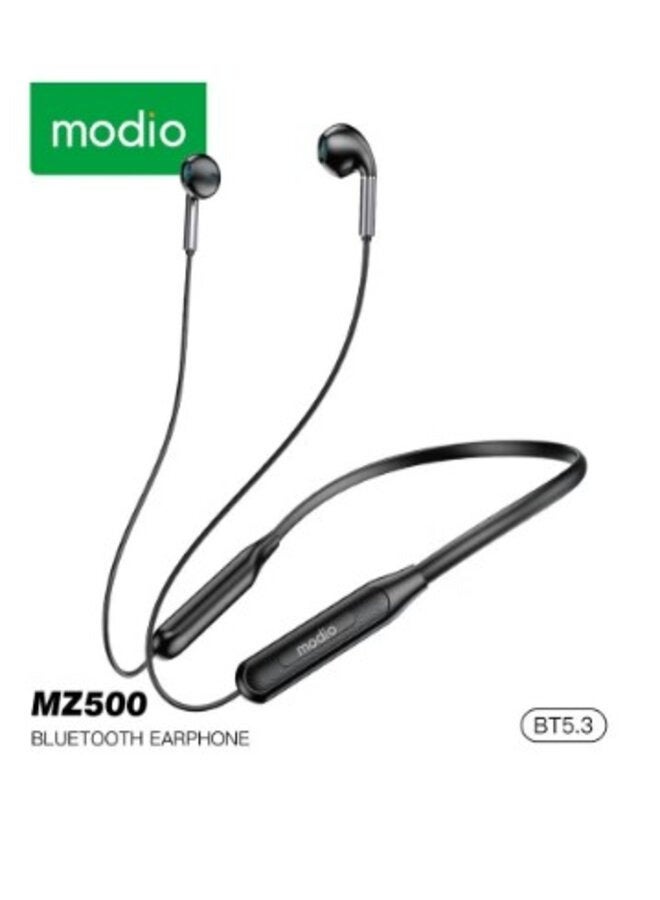 موديو سماعة رقبة موديو MZ500 لاسلكية مع بلوتوث 5.3 وبطارية 15 ساعة وباس معزز