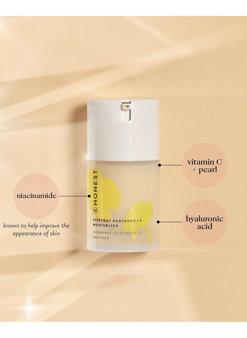 Honest - Honest Beauty Everyday Radiance Vitamin C Moisturizer | Improves Skin Tone | Vitamin C, Niacinamide, Pearl | EWG Verified, Vegan + Cruelty Free | 1.7 fl oz - Image 1