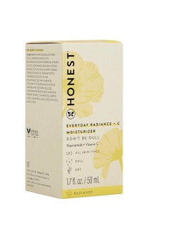 Honest Honest Beauty Everyday Radiance Vitamin C Moisturizer | Improves Skin Tone | Vitamin C, Niacinamide, Pearl | EWG Verified, Vegan + Cruelty Free | 1.7 fl oz  - Image 5