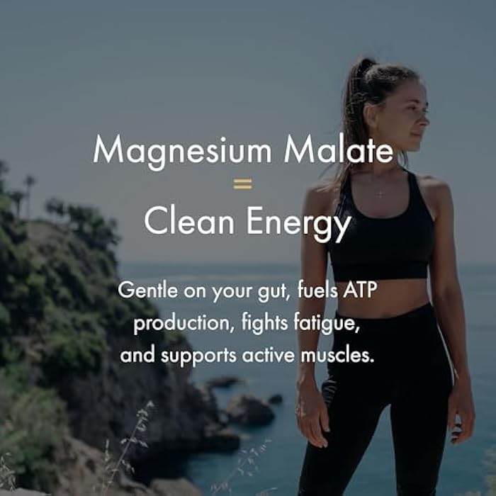 NAOMI Mighty Mg - Magnesium Glycinate & Malate Blend 360mg - Supports Restful Sleep, Muscle Relaxation, Energy & Mood - Gentle on Stomach, No Laxative Effect, Non-GMO, Vegan, 30-Day Supply - Image 5