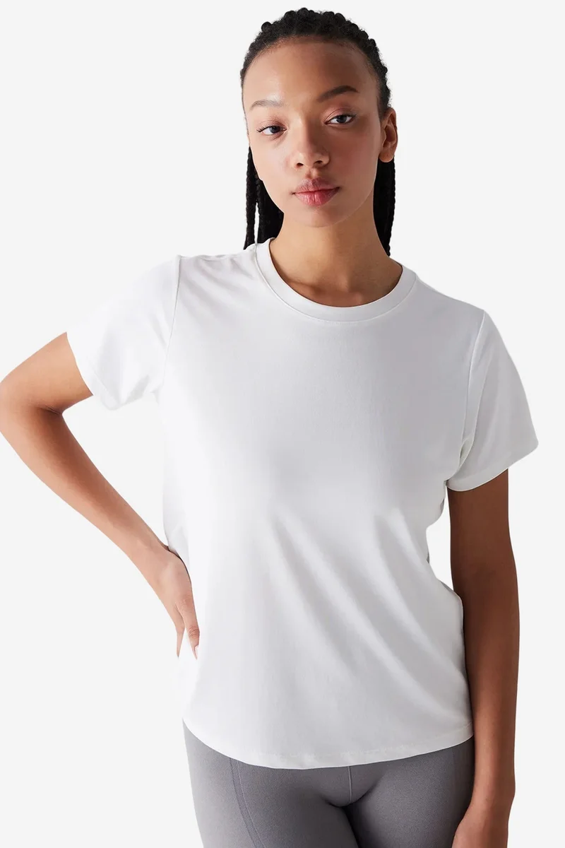 Penti PENTI Broken Crew Neck Loose Modal T-Shirt