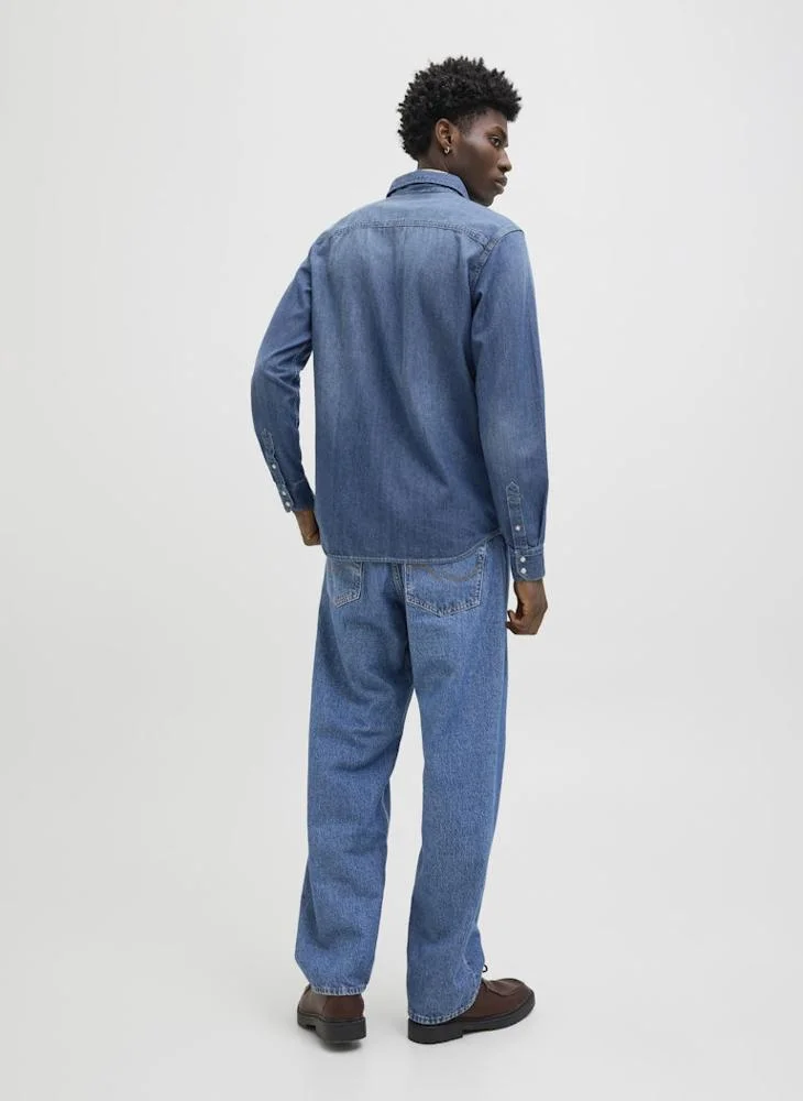 JACK & JONES Casual Regular Fit Denim Shirt