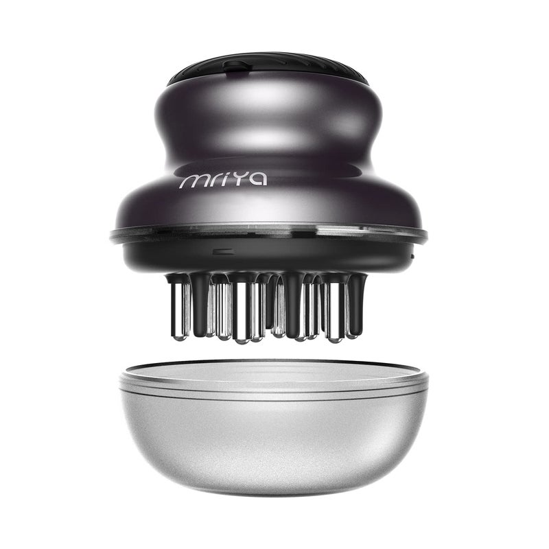 mriya Scalp Applicator Comb  Black Essential Oil and Hair Oil Massager Brush for Hair Treatment and Growth