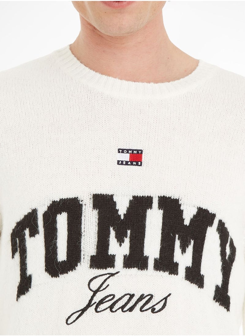TOMMY JEANS - Graphic Knitted Sweater - Image 1