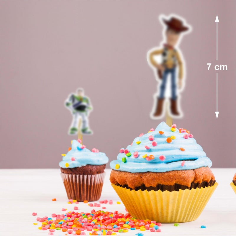 Seyal Ty Stry Cupcake Topper â€“ Fun Cartoon Character Birthday Cake Decoration â€“ Durable, Reusable, and Easy to Use Cupcake Decoration â€“ Perfect Party Supplies for Boys and Girls - Image 2