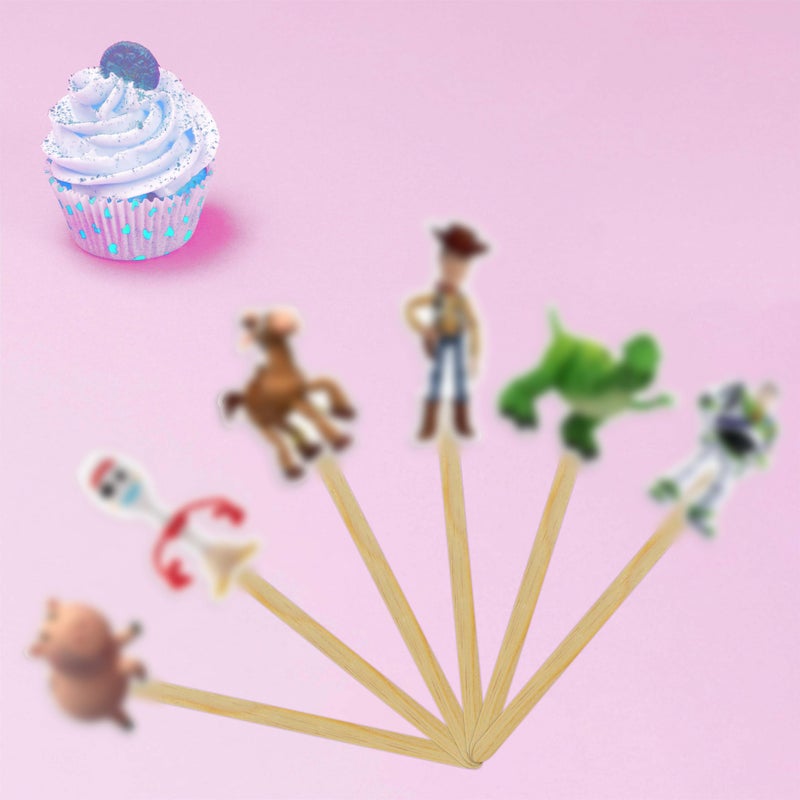Seyal Ty Stry Cupcake Topper â€“ Fun Cartoon Character Birthday Cake Decoration â€“ Durable, Reusable, and Easy to Use Cupcake Decoration â€“ Perfect Party Supplies for Boys and Girls - Image 3