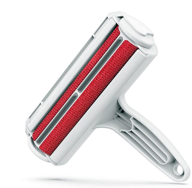 Tonity Reusable Dog Hair Remover Roller Dog Cat and Other Pets Hairs Cleaning Fur Brush Rollers Easy Hair Removal Furniture, Clothes, Sofa, Carpet, Couch, Bedding (RED) - Image 1