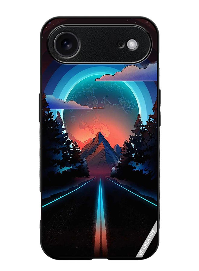 Protective Case Cover For Apple iPhone 17 Air Road To Paradise Design Multicolour