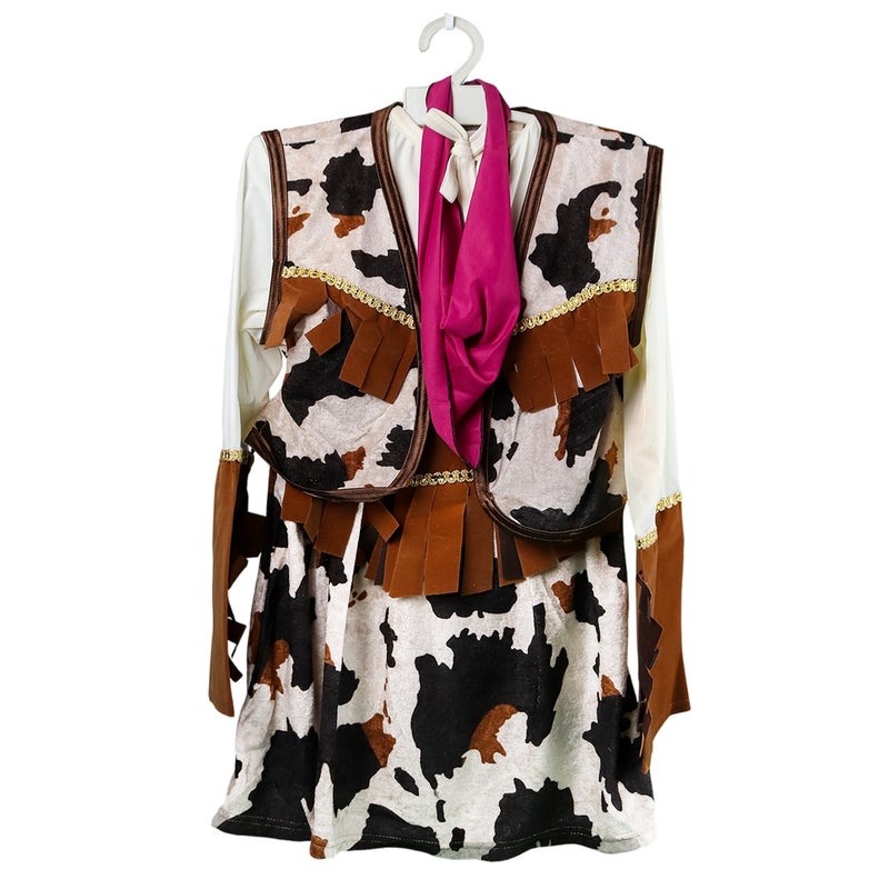 Cow Girl Costume - Medium - El Malika Costumes - 9425