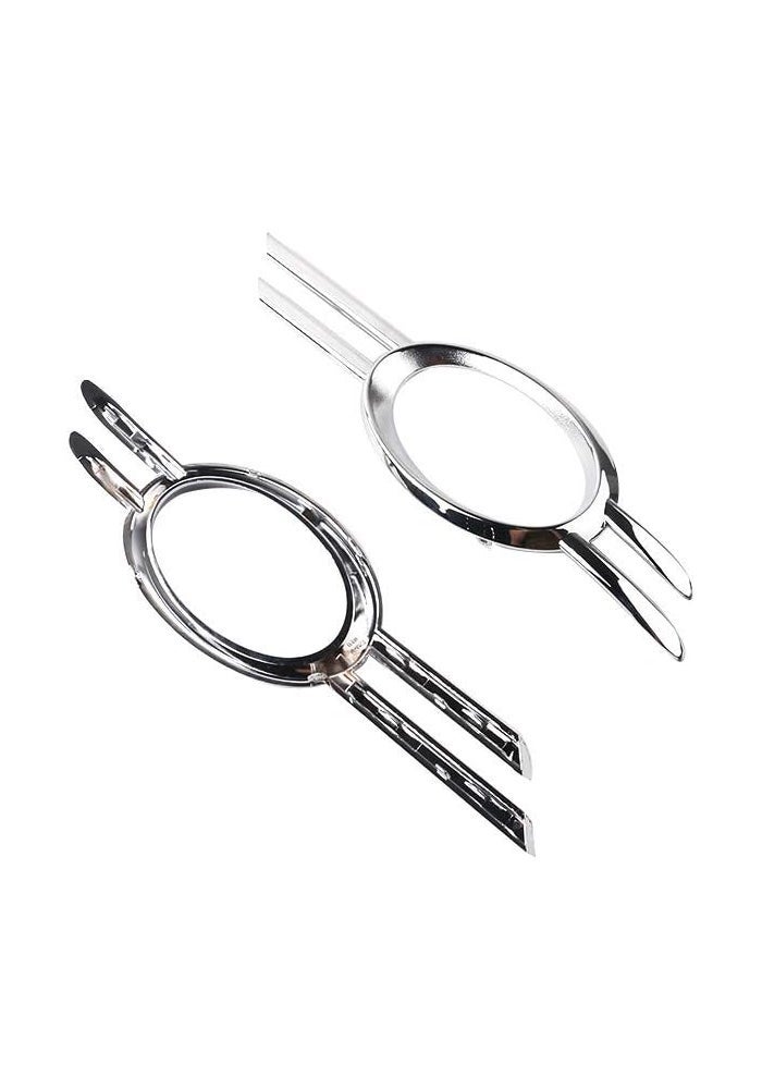 CNUPSM Fog Light Chrome Grille Trim Cover for Mercedes-Benz W211 E-Class 2007-2009 - 4Pcs - Image 5