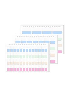 Post-It Flags and Writable Sticky Index Tabs, Repositionable File Tabs for Book Annotation, Office & School Supplies, Waterproof PET Material (12 Pack: 3 Designs, 4 Each)