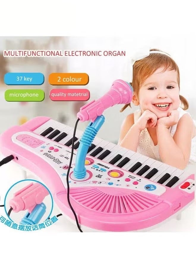 Mini Electronic Keyboard Toy,Lightweight, Durable & with Microphone – Music Educational - Image 3