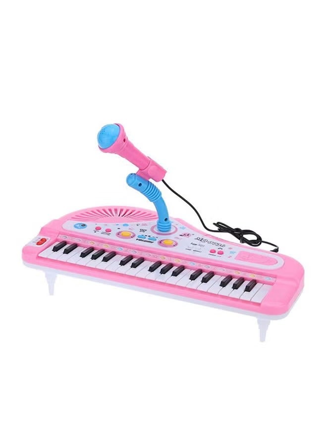 Mini Electronic Keyboard Toy,Lightweight, Durable & with Microphone – Music Educational - Image 1