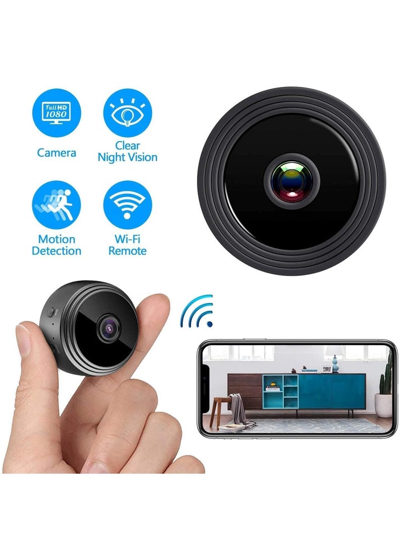 Generic - Mini Hidden Cameras Wireless WiFi Camera HD 1080P Home Security Cameras Surveillance with Audio and Video Live Feed Covert Baby Nanny Cam Tiny Smart Cameras with Night Vision and Motion Detection - Image 1