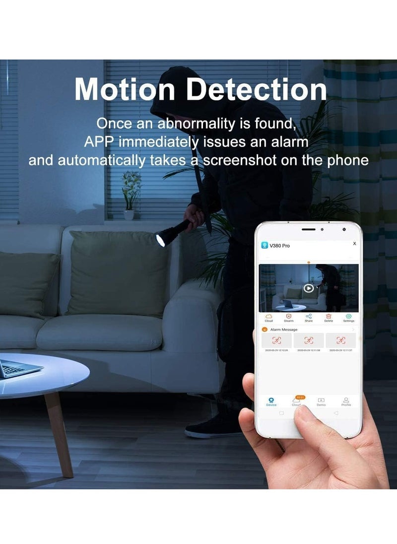 Generic - Mini Hidden Cameras Wireless WiFi Camera HD 1080P Home Security Cameras Surveillance with Audio and Video Live Feed Covert Baby Nanny Cam Tiny Smart Cameras with Night Vision and Motion Detection - Image 1
